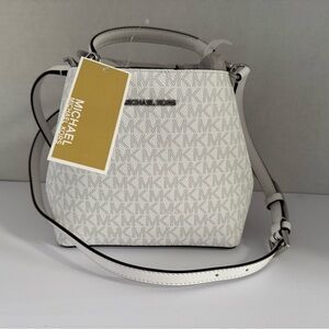 Michael Kors White Crossbody Bag